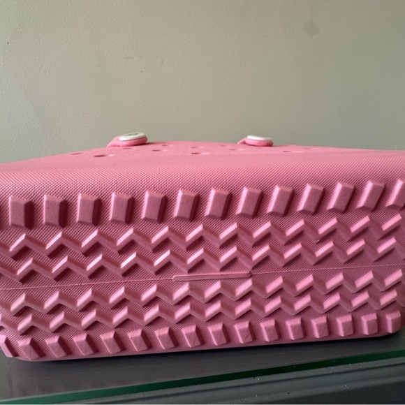 New! New! EVA Waterproof Bogg /Croc Style -Tote bag -Bitty Size -light pink - Picture 4 of 5